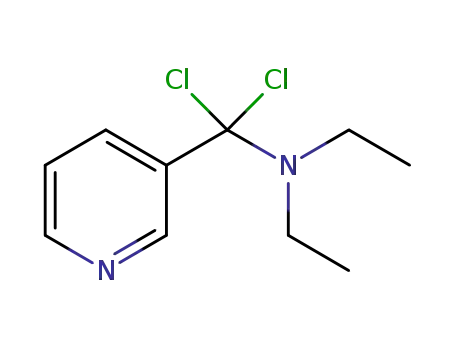 N,N-diethyl-α,α-dichloro-3-pyridylmethylamine
