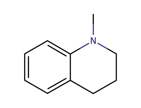 Molecular Structure of 491-34-9 (1,2,3,4-Tetrahydro-1-methylquinoline)