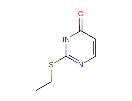 Molecular Structure of 6965-19-1 (2-(Ethylthio)-4-pyrimidinol)