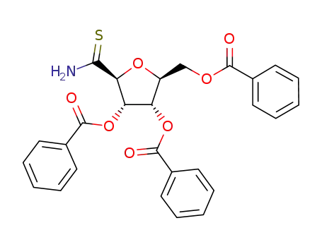2,3,5-tri-O-benzoyl-β-L-(+)-ribofuranosyl-1-thiocarboxamide