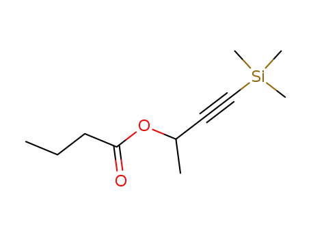 R-1-trimethylsilyl-1-butyne-3-yl butyrate
