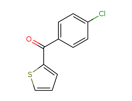 Molecular Structure of 4153-45-1 ((4-CHLORO-PHENYL)-THIOPHEN-2-YL-METHANONE)