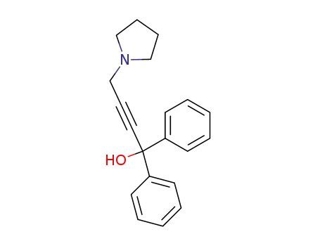 1,1-diphenyl-4-(pyrrolidin-1-yl)but-2-yn-1-ol