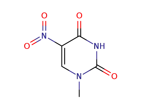 Molecular Structure of 28495-88-7 (1-METHYL-5-NITROURACIL)