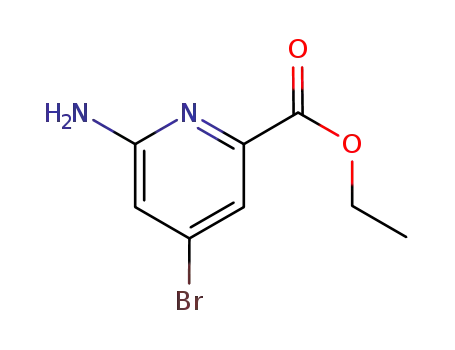 2-amino-4-bromo-6-ethoxycarbonylpyridine