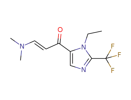 (E)-3-dimethylamino-1-(3-ethyl-2-trifluoromethyl-3H-imidazol-4-yl)-propenone