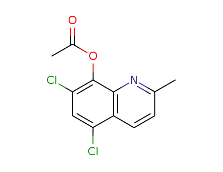 8-acetoxy-5,7-dichloro-2-methylquinoline