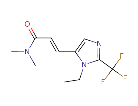 (E)-3-dimethylamino-1-(3-ethyl-2-trifluoromethyl-3H-imidazol-4-yl)-propenone