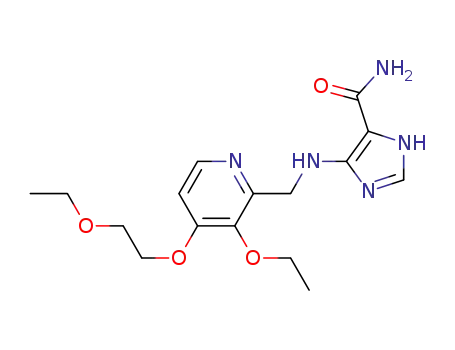 4-({[3-ethoxy-4-(2-ethoxyethoxy)pyridin-2-yl]methyl}amino)-1H-imidazole-5-carboxamide