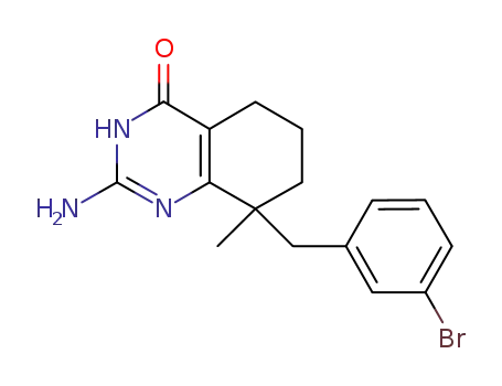 2-amino-8-(3-bromobenzyl)-8-methyl-5,6,7,8-tetrahydroquinazolin-4(3H)-one