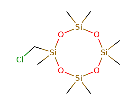 Molecular Structure of 17882-66-5 (Chloromethylheptamethylcyclotetrasiloxane)
