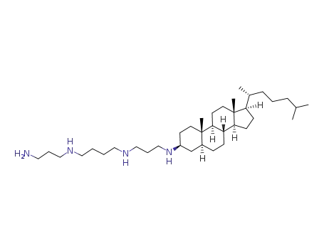 3β-(12-amino-4,9-diaza-dodecyl)amino-cholestane