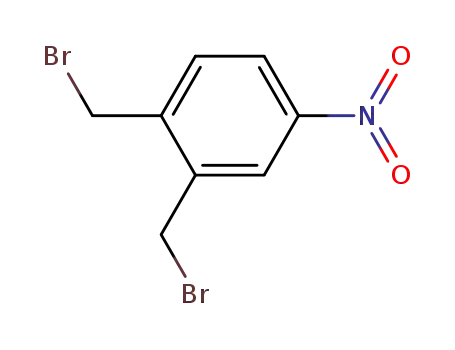 Molecular Structure of 6425-66-7 (1,2-BIS(BROMOMETHYL)-4-NITROBENZENE)