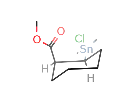 cis-methyl 2-chlorodimethylstannylcyclohexanecarboxylate