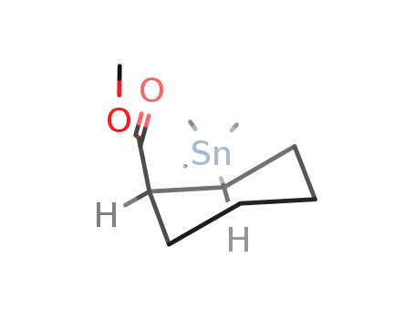 cis-methyl 2-trimethylstannylcyclohexanecarboxylate