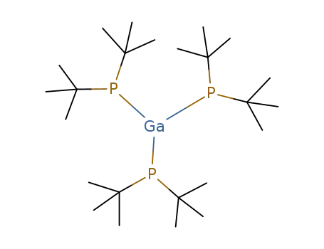Molecular Structure of 140194-63-4 (Gallium, tris[bis(1,1-dimethylethyl)phosphino]-)