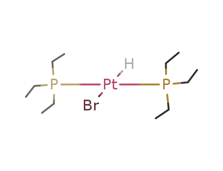 trans-bis(triethylphosphine)(hydrido)(Br) platinum(II)