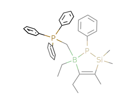 methylenetriphenylphosphorane-(4,5-diethyl-2,5-dihydro-2,2,3-trimethyl-1-phenyl-1,2,5-phosphasilaborole)