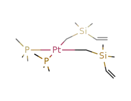cis-bis(sila-neohexenyl)-bis-(trimethylphosphine)platinum(II)