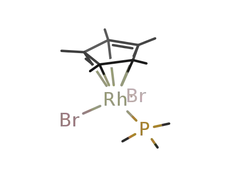 (η5-C5Me5)Rh{PMe3}Br2