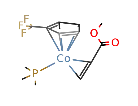 {trifluoromethylcyclopentadienyl(trimethylphosphane)(acrylic acid methylester)cobalt}