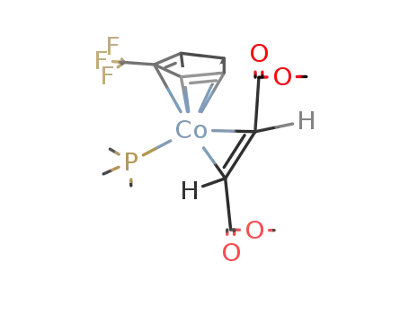 {trifluoromethylcyclopentadienyl(trimethylphosphane)2(fumaric acid dimethylester)cobalt}
