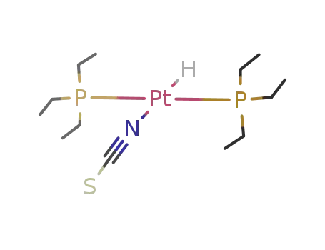 trans-bis(triethylphosphine)(hydrido)(isothiocyanato) platinum(II)