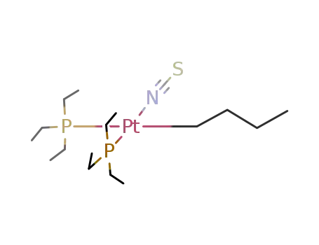 cis-bis(triethylphosphine)(n-butyl)(isothiocyanato) platinum(II)