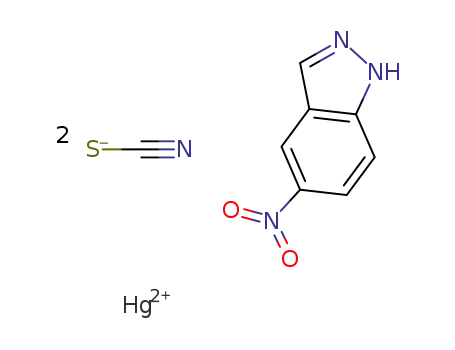 (5-nitroindazole)Hg(SCN)2