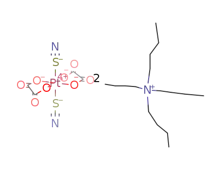 trans-bis-tetra-n-butylammonium dithiocyanatodioxalatoplatinum(II)