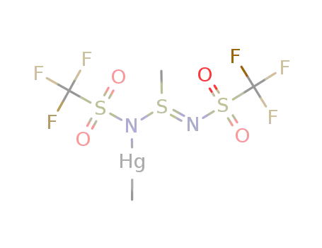 N-(Methylmercurio)-N,N'-bis(trifluormethylsulfonyl)methansulfinamidin