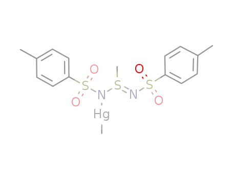 N-(Methylmercurio)-N,N'-bis(4-methylphenylsulfonyl)methansulfinamidin