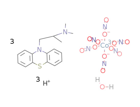 promethazinium cobaltnitrite monohydrate