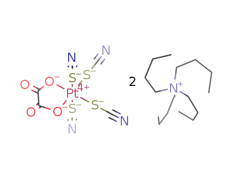 bis-tetra-n-butylammonium tetrathiocyanatooxalatoplationum(II)