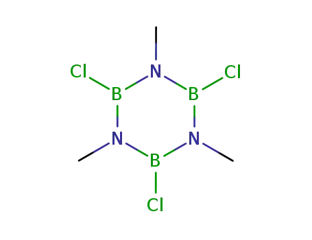 Molecular Structure of 703-86-6 (2,4,6-trichloro-1,3,5-trimethylborazine)