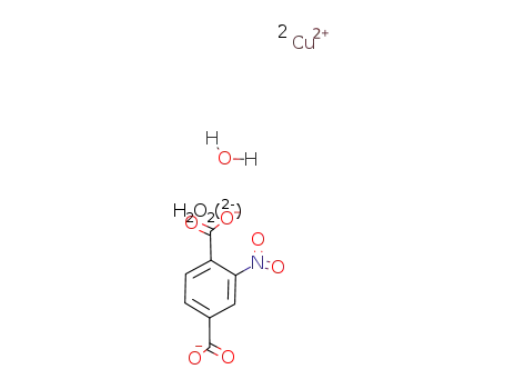 Cu2(μ2-OH)(μ3-OH)(μ4-2-nitro-benzene-1,4-dicarboxylate)(H2O)