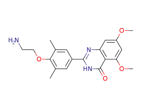 2-(4-(2-aminoethoxy)-3,5-dimethylphenyl)-5,7-dimethoxyquinazolin-4(3H)-one