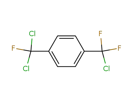 Molecular Structure of 13947-95-0 (1-(CHLORODIFLUOROMETHYL)-4-(DICHLOROFLUOROMETHYL)BENZENE)