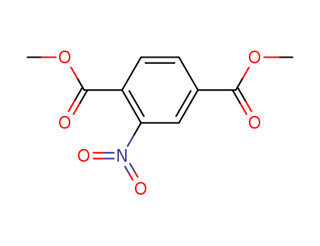 5292-45-5,Dimethyl nitroterephthalate,1,4-Benzenedicarboxylicacid, 2-nitro-, dimethyl ester (9CI); Terephthalic acid, nitro-, dimethyl ester(6CI,7CI,8CI); Dimethyl 2-nitro-1,4-benzenedicarboxylate; Dimethyl2-nitroterephthalate; Dimethyl nitroterephthalate; Dimethylo-nitroterephthalate; NSC 5056