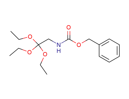 Molecular Structure of 13347-35-8 (Carbamic acid, (2,2,2-triethoxyethyl)-, phenylmethyl ester)