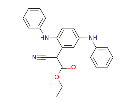 ethyl 2-(2,5-bis(phenylamino)phenyl)-2-cyanoacetate