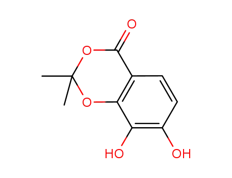 7,8-dihydroxy-2,2-dimethyl-4H-benzo[d][1,3]dioxin-4-one
