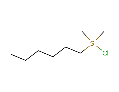 Molecular Structure of 3634-59-1 (DIMETHYLHEXYLSILYL CHLORIDE)