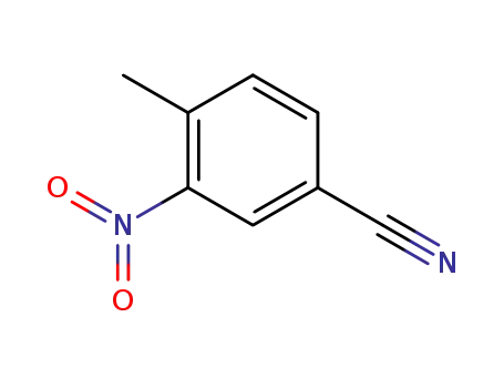 Molecular Structure of 939-79-7 (4-Methyl-3-nitrobenzonitrile)