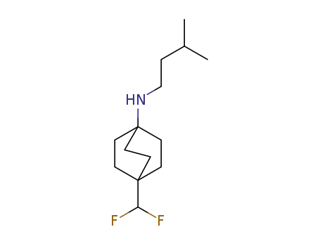 4-(difluoromethyl)-N-isopentylbicyclo[2.2.2]octan-1-amine