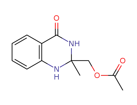 2-acetoxymethyl-2-methyl-2,3-dihydroquinazolin-4(1H)-one