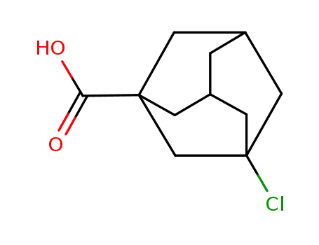 Molecular Structure of 34859-74-0 (3-CHLOROADAMANTANE-1-CARBOXYLIC ACID)