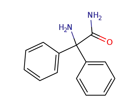 Molecular Structure of 15427-81-3 (2-amino-2,2-diphenylacetamide)