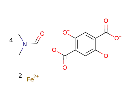 Fe2(2,5-dioxido-1,4-benzenecarboxylate)*4(N,N-dimethylformamide)