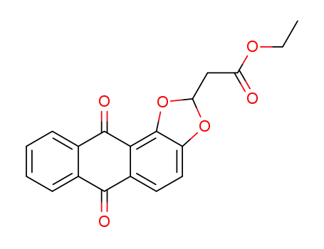 ethyl 6,11-dihydro-6,11-dioxoanthra[1,2-d][1,3]-dioxole-2-acetate